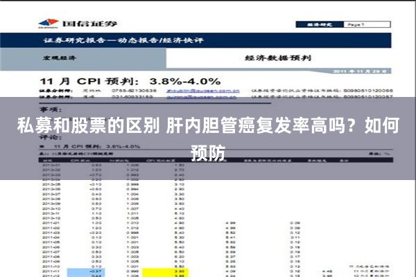 私募和股票的区别 肝内胆管癌复发率高吗？如何预防