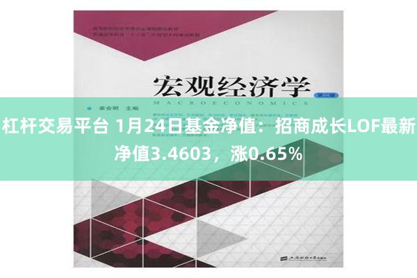 杠杆交易平台 1月24日基金净值：招商成长LOF最新净值3.4603，涨0.65%