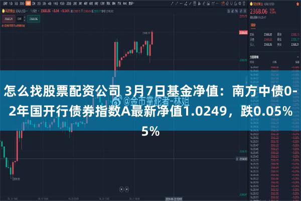 怎么找股票配资公司 3月7日基金净值：南方中债0-2年国开行债券指数A最新净值1.0249，跌0.05%